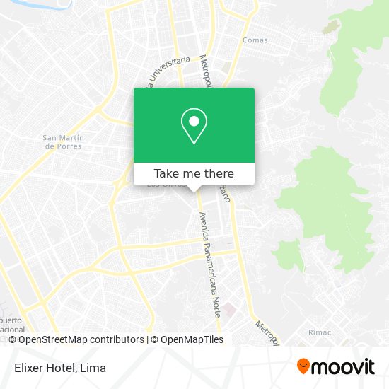 Elixer Hotel map
