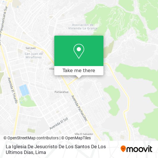 La Iglesia De Jesucristo De Los Santos De Los Ultimos Días map