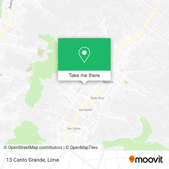 13 Canto Grande map