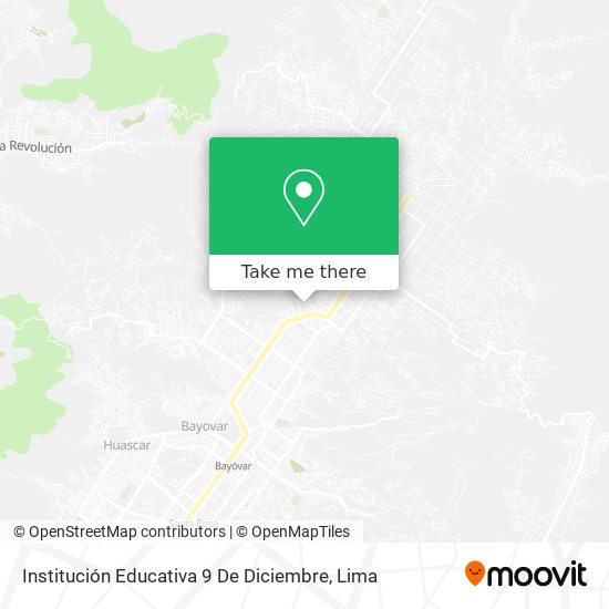 Mapa de Institución Educativa 9 De Diciembre
