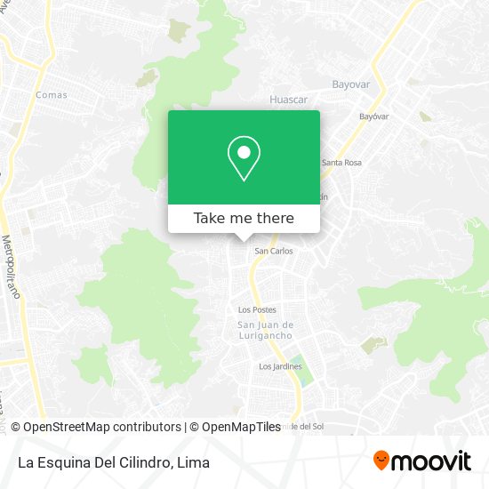 La Esquina Del Cilindro map