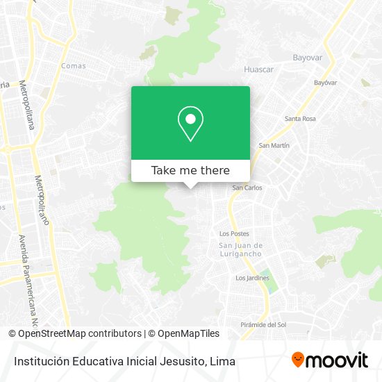 Institución Educativa Inicial Jesusito map