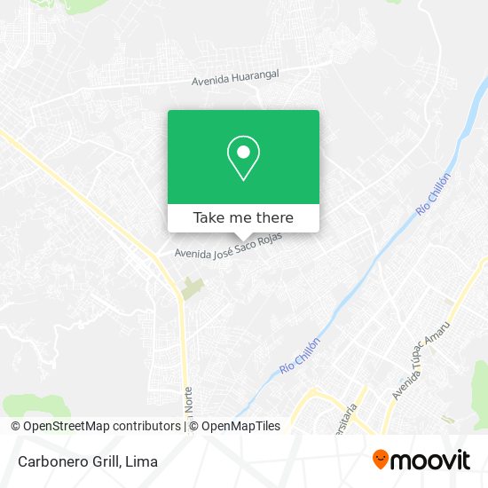 Carbonero Grill map