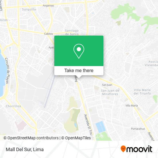 Mall Del Sur map