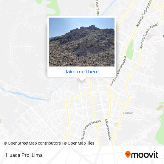 Huaca Pro map