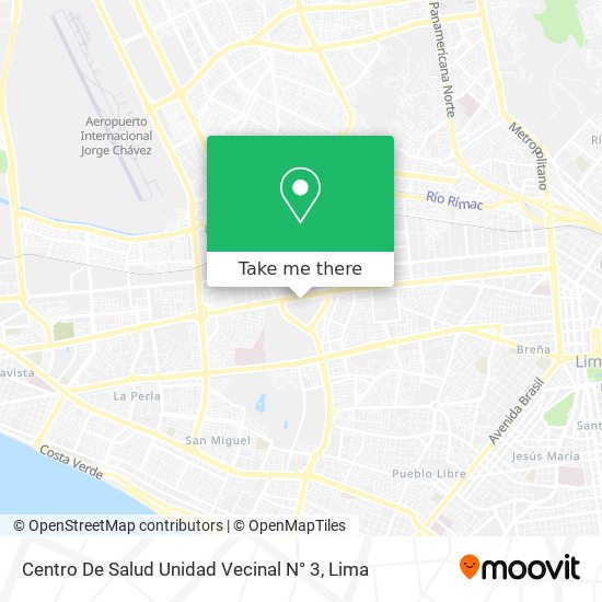 Centro De Salud Unidad Vecinal N° 3 map