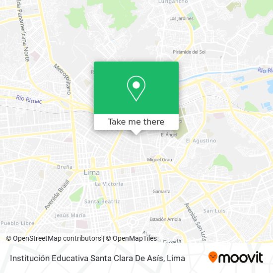 Institución Educativa Santa Clara De Asís map