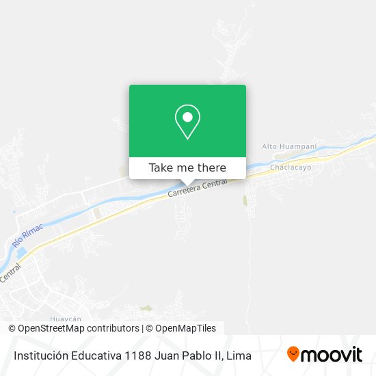 Institución Educativa 1188 Juan Pablo II map