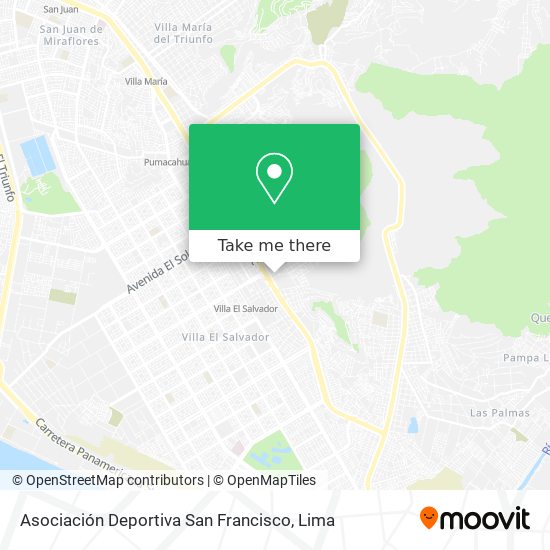 Asociación Deportiva San Francisco map