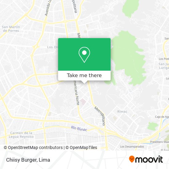 Chiisy Burger map