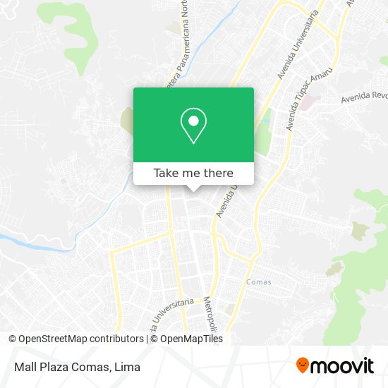 Mall Plaza Comas map