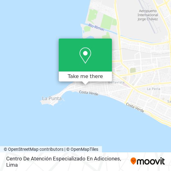 Centro De Atención Especializado En Adicciones map