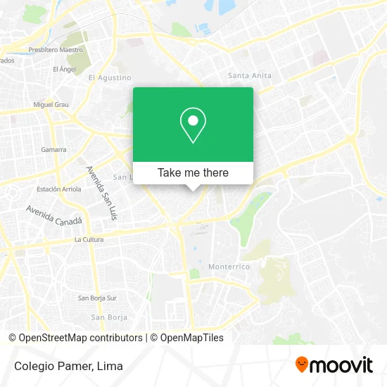 Mapa de Colegio Pamer