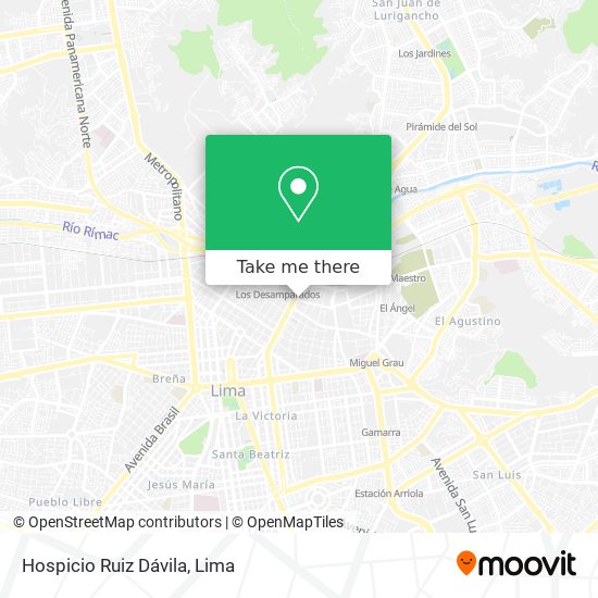 Hospicio Ruiz Dávila map