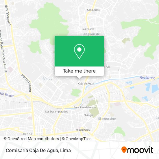 Mapa de Comisaría Caja De Agua