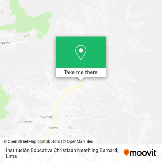 Mapa de Institución Educativa Christiaan Neethling Barnard