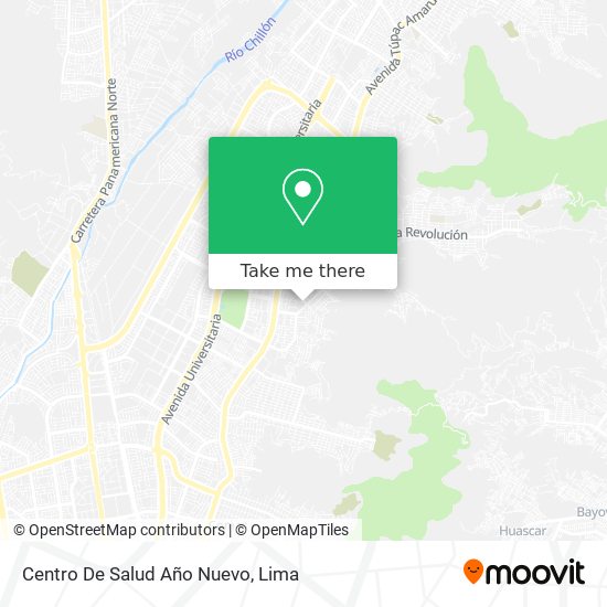 Mapa de Centro De Salud Año Nuevo