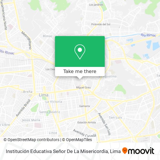 Mapa de Institución Educativa Señor De La Misericordia