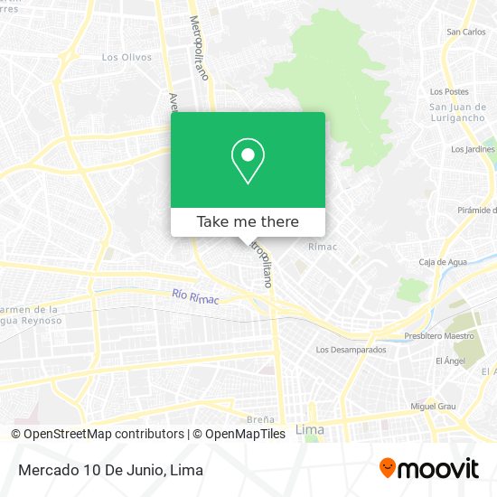Mapa de Mercado 10 De Junio