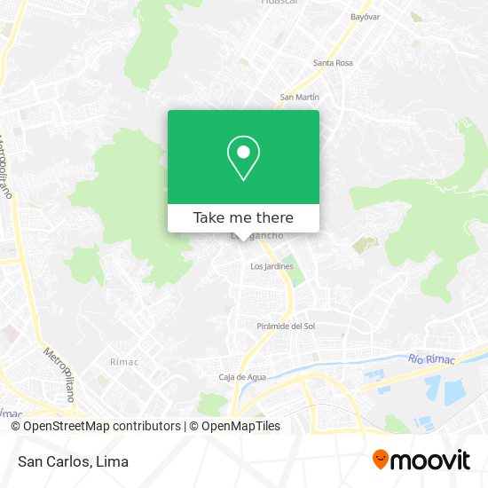 San Carlos map