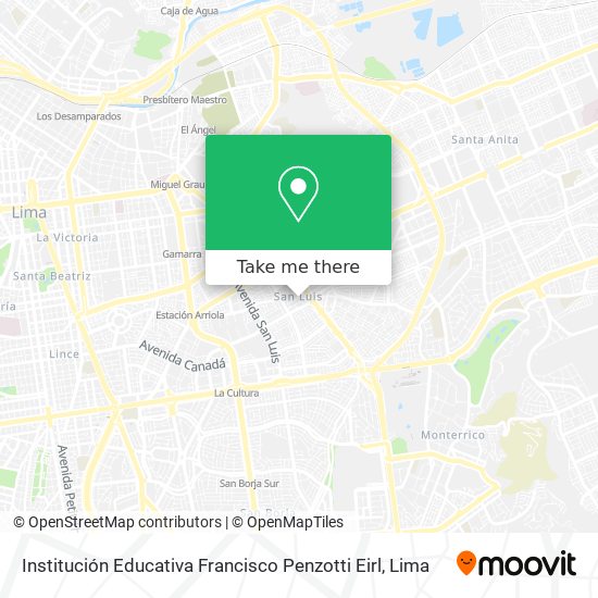 Institución Educativa Francisco Penzotti Eirl map