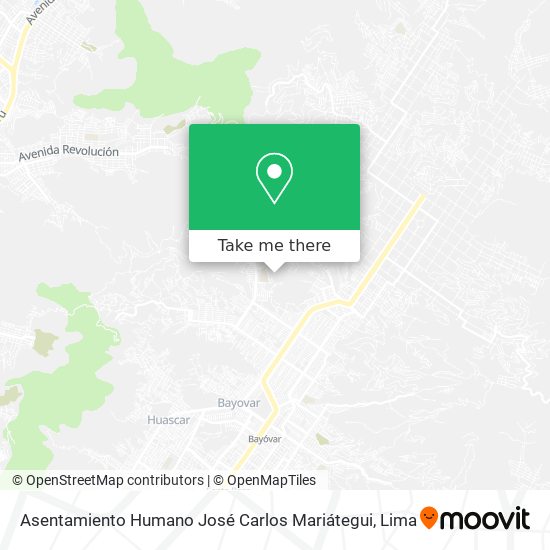 Mapa de Asentamiento Humano José Carlos Mariátegui