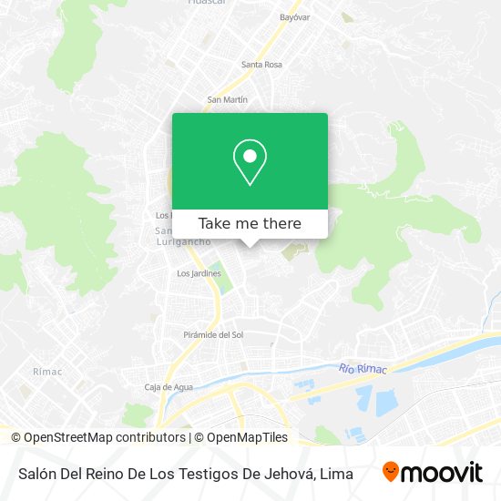 Salón Del Reino De Los Testigos De Jehová map