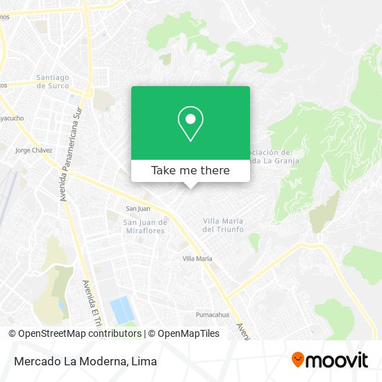 Mercado La Moderna map