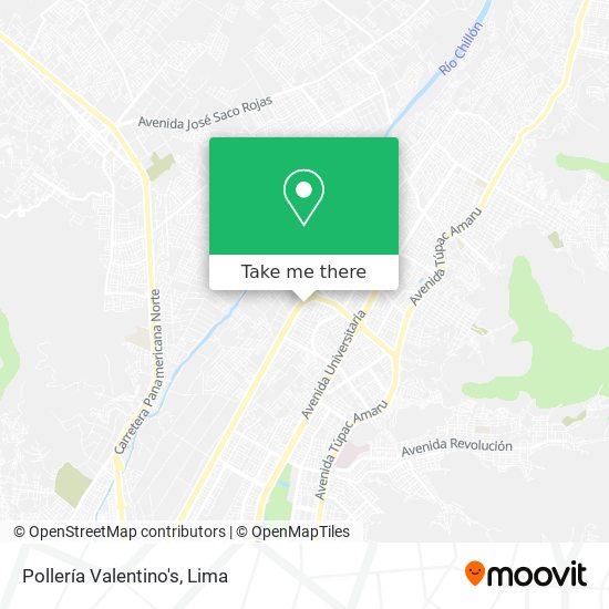 Pollería Valentino's map