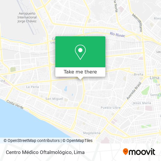 Centro Médico Oftalmológico map