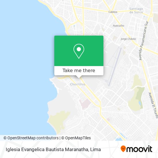 Mapa de Iglesia Evangelica Bautista Maranatha