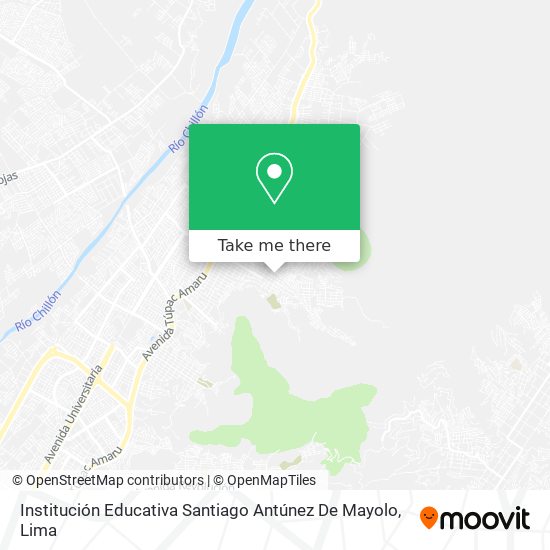 Mapa de Institución Educativa Santiago Antúnez De Mayolo