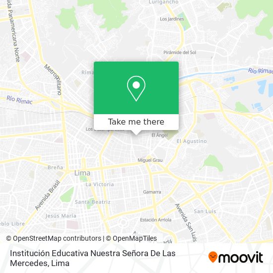 Mapa de Institución Educativa Nuestra Señora De Las Mercedes