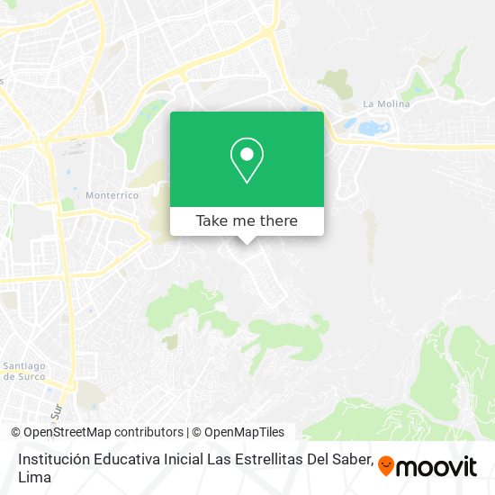 Institución Educativa Inicial Las Estrellitas Del Saber map