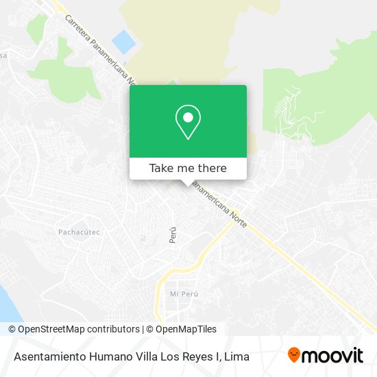 Asentamiento Humano Villa Los Reyes I map