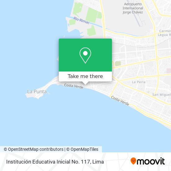 Institución Educativa Inicial No. 117 map