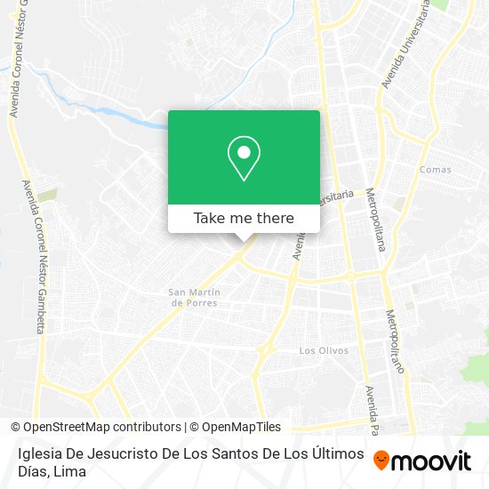 Iglesia De Jesucristo De Los Santos De Los Últimos Días map