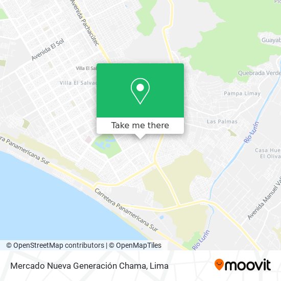 Mercado Nueva Generación Chama map