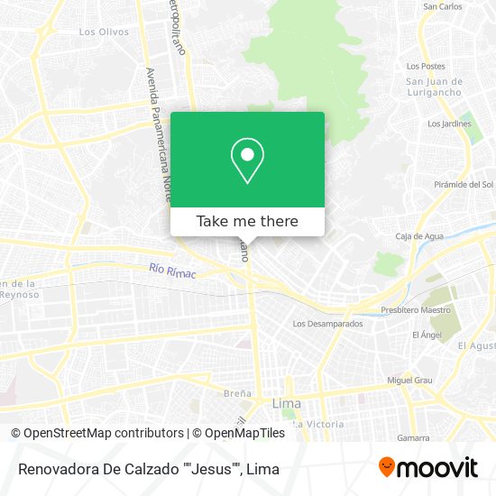 Mapa de Renovadora De Calzado ""Jesus""