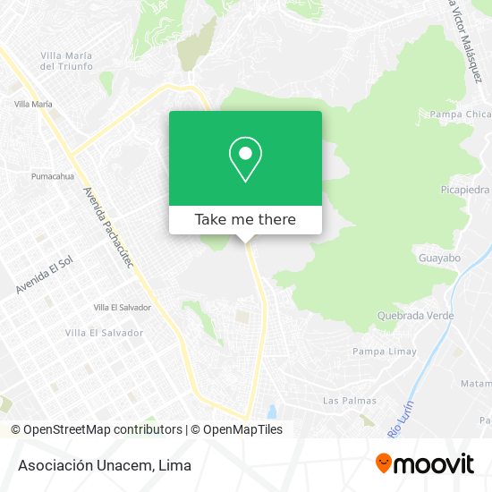 Mapa de Asociación Unacem