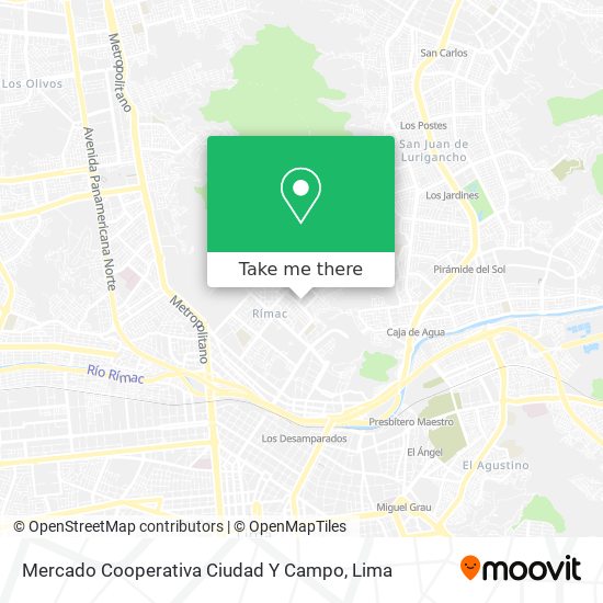 Mercado Cooperativa Ciudad Y Campo map