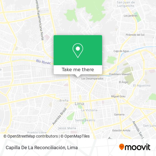 Mapa de Capilla De La Reconciliación