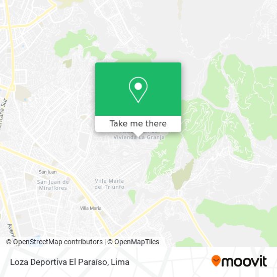 Loza Deportiva El Paraíso map