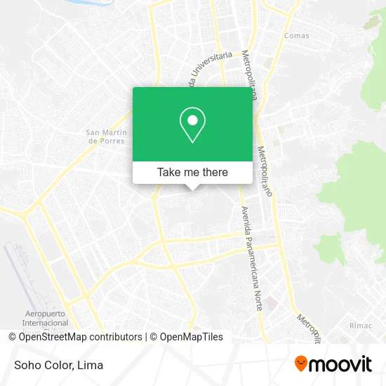 Mapa de Soho Color