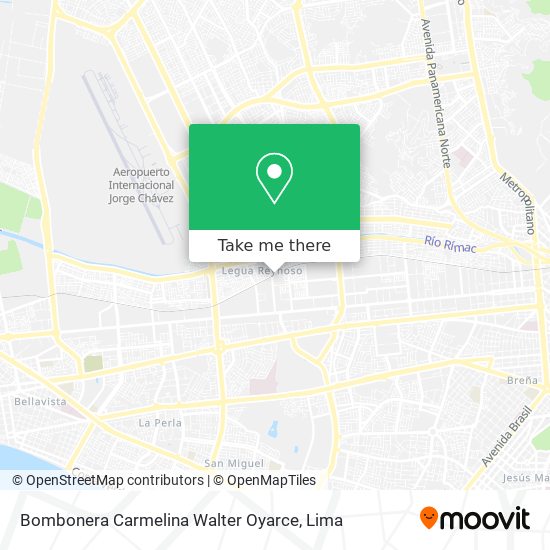 Bombonera Carmelina Walter Oyarce map