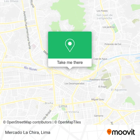 Mercado La Chira map