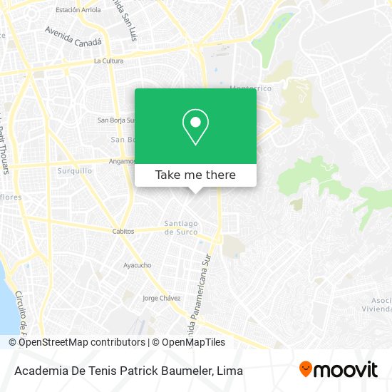 Academia De Tenis Patrick Baumeler map