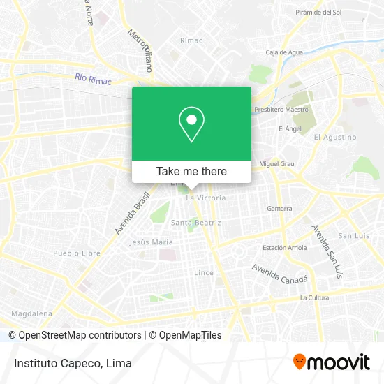 Instituto Capeco map