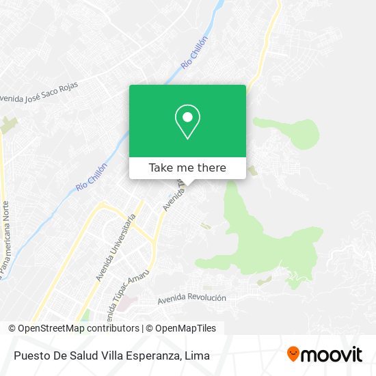 Puesto De Salud Villa Esperanza map