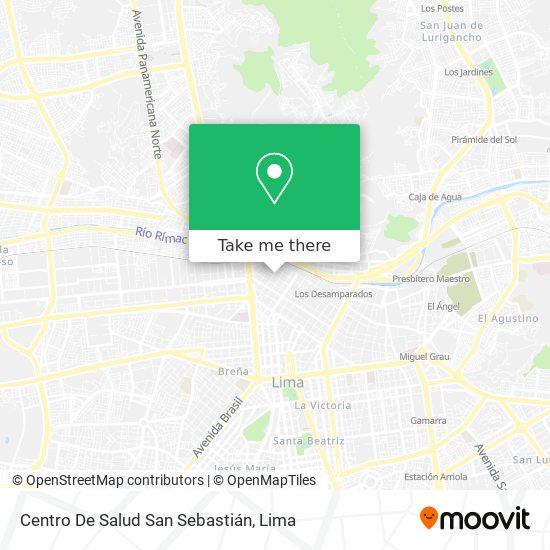 Centro De Salud San Sebastián map